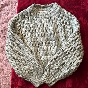 Women's Chunky Cable Knit Sweater | S